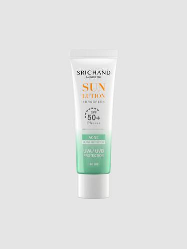SRICHAND喜簪Sunlution 痤疮肌防晒霜 SPF50+ PA++++ 40ml