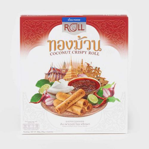 Kingpower roll金保罗香辣红椒味芝麻椰奶蛋卷180g