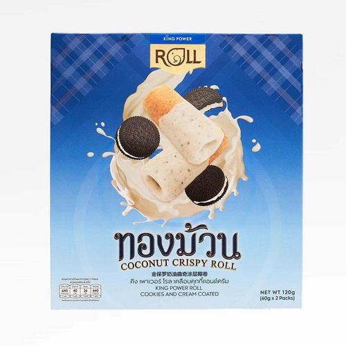 kingpower roll金保罗奶油曲奇涂层椰卷120g