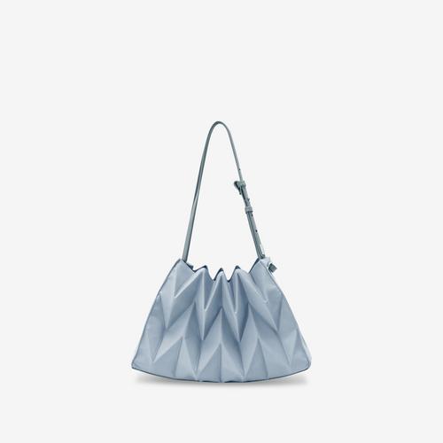 PAVI STUDIO W-Gyoza Shoulder Bag - Cotton Blue
