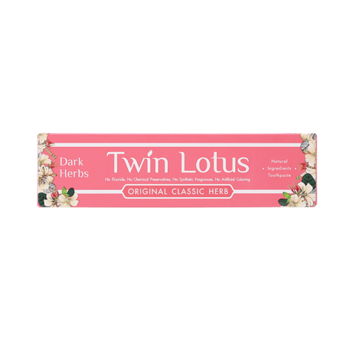 TWIN LOTUS双莲天然植物原味全效牙膏160g