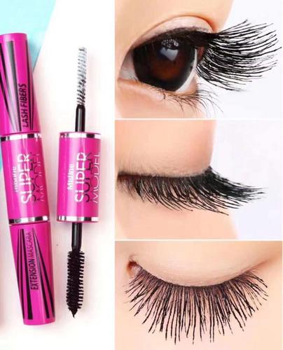 Mistine SUPER MODEL 4D二合一纤长浓眉双头睫毛膏