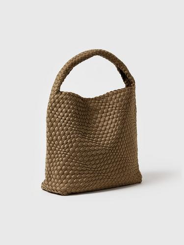 SUGAR MONDAY SGM PIPER FABRIC SHOULDER BAG/TAUPE(鼴灰)