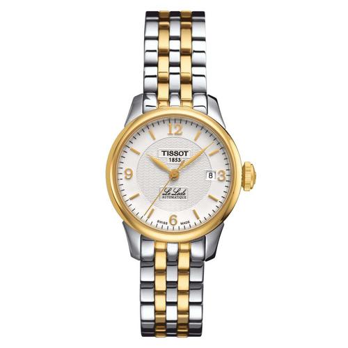 天梭力洛克钢带间金自动机械女表TISSOT Le Locle Automatic Small Lady T41218334 Size