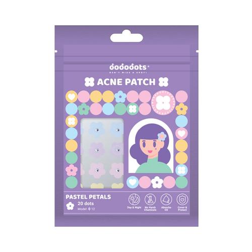 DODODOTS ACNE 痘痘贴 PASTEL PETALS 粉彩花朵款｜20枚
