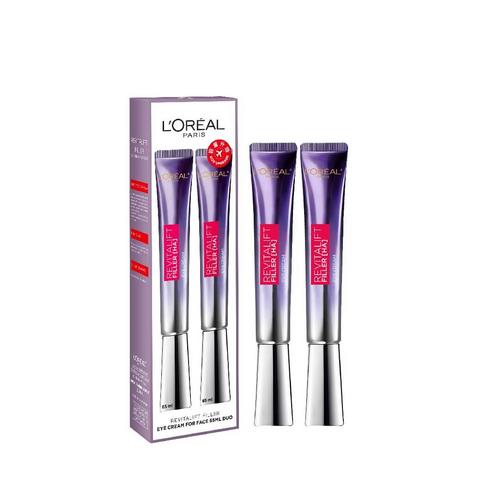 L'ORÉAL PARIS巴黎欧莱雅紫熨斗面部可用眼霜65ml*2