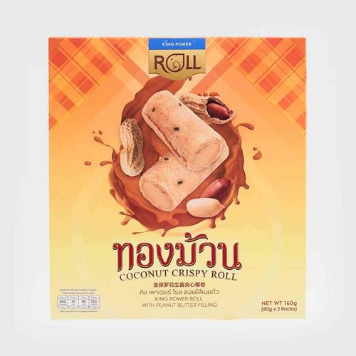 kingpower roll金保罗花生酱夹心椰卷160g