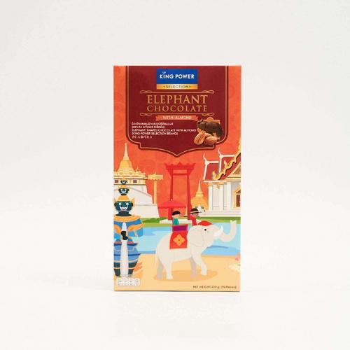 KING POWER SELECTION大象杏仁牛奶巧克力220g