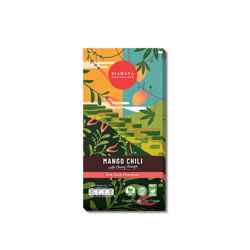 SIAMAYA芒果辣椒盐味黑巧克力 75g