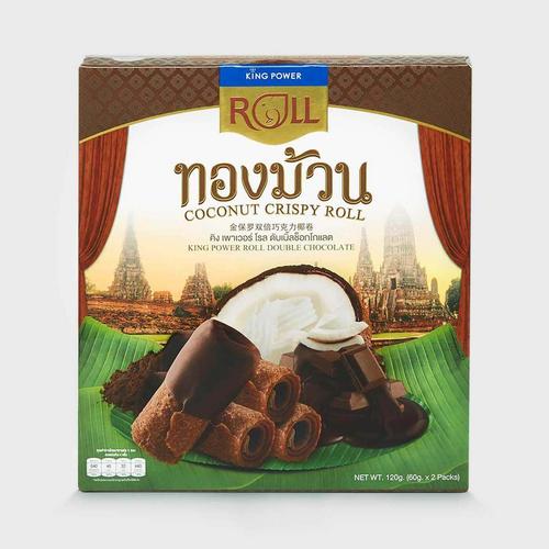 kingpower roll 金保罗双倍巧克力椰卷120g