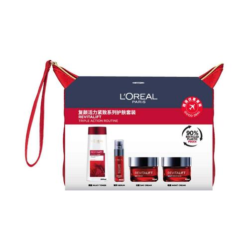 L’Oréa欧莱雅复颜活力紧致系列护肤套装 50ml+50ml+30ml+200ml