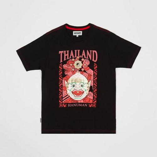 MAHANAKHON 泰国猴神哈努曼孙悟空黑色T恤S