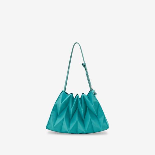 PAVI STUDIO W-Gyoza Shoulder Bag - 海洋色