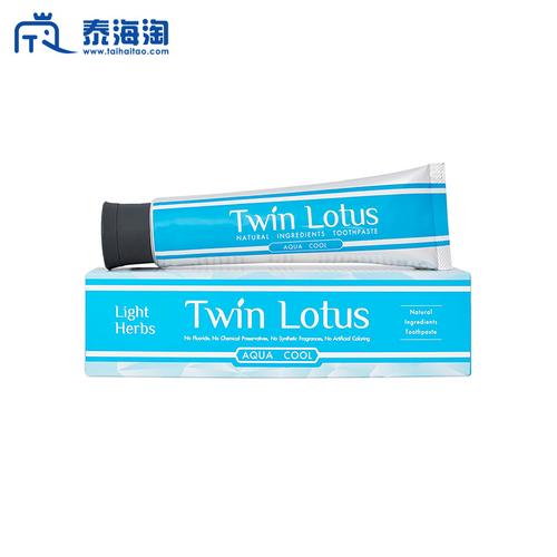 TWIN LOTUS双莲冰泉固齿植物牙膏160g