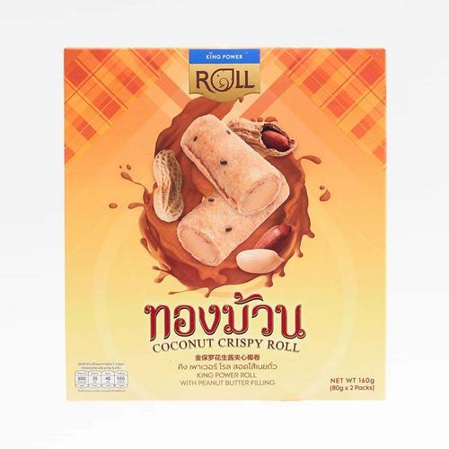 kingpower roll金保罗花生酱夹心椰卷160g