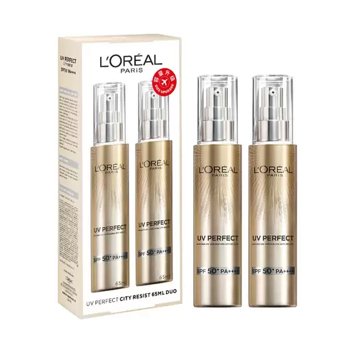 L'ORÉAL PARIS巴黎欧莱雅新多重防护隔离露 外御内护 SPF 50+ / PA ++++ -小金管2*65ml