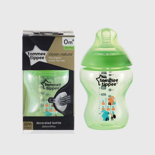 【直邮】TOMMIE TIPPEE绿色婴儿奶瓶260ml