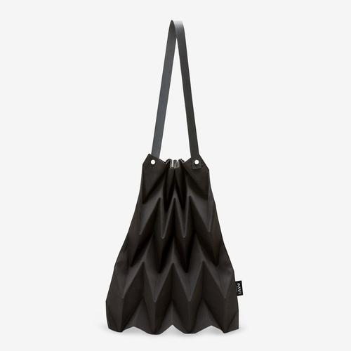 PAVI STUDIO W-Pleat Tote包 - 黑色