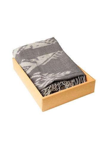 SUFFICIENCY ECONOMY LEARNIN手工扎染披肩灰