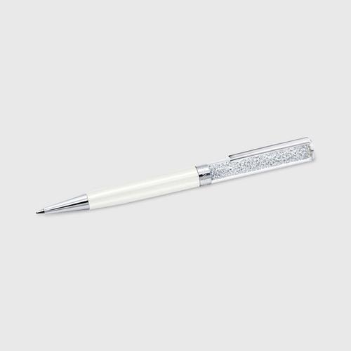 施华洛世奇 SWAROVSKI CRYSTALLINE 圆珠笔, 白色 颜色: 白色 尺寸: 14.3x1 厘米
