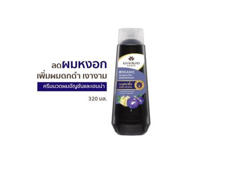 KHAOKHO TALAYPU泰国天然蝶豆花润发黑发洗发露320ml