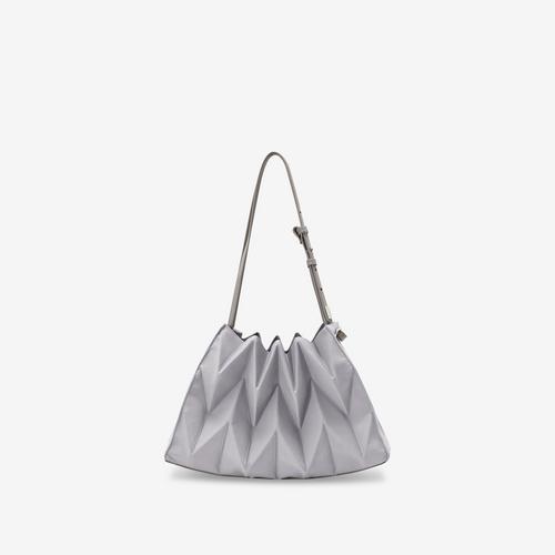 PAVI STUDIO W-Gyoza Shoulder Bag - 灰色