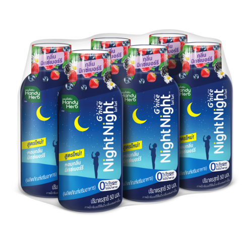 HandyHerb Night Night 助眠饮品（50毫升 x 6瓶）