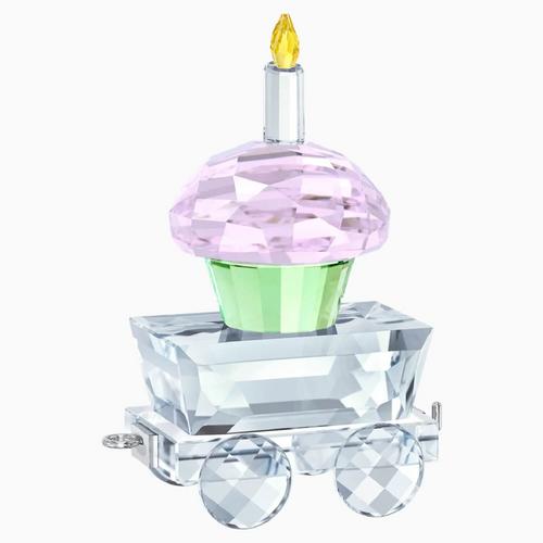【国际品牌】SWAROVSKI施华洛世奇水晶纸杯蛋糕车厢摆饰5.2 x 3.8 x 2.2 cm
