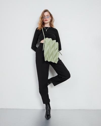 PAVI STUDIO W-Knot Crossbody包 - 薄荷色