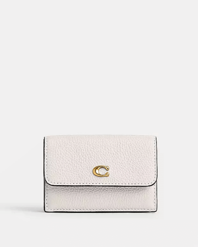 COACH蔻驰白色迷你女士钱包【618限定】