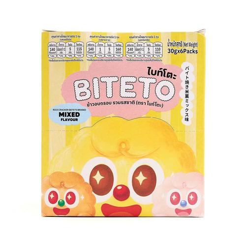 BITETO 综合口味米饼 30克 × 6包