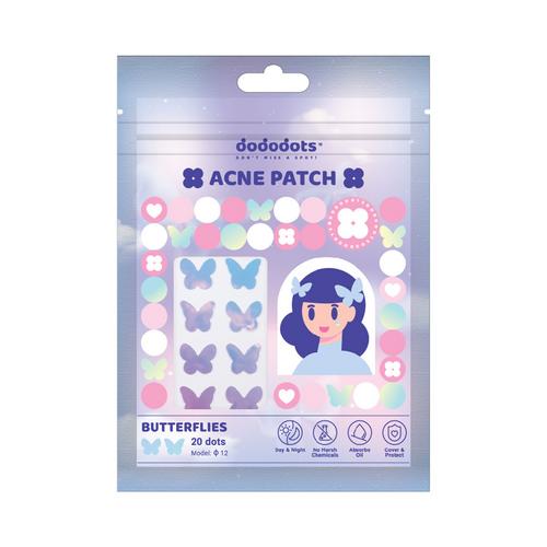DODODOTS ACNE 痘痘贴 BUTTERFLIES 蝴蝶款｜20枚