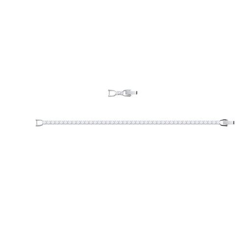 【国际品牌】SWAROVSKI施华洛世奇豪华网球链镀铑水晶手链16.5cm