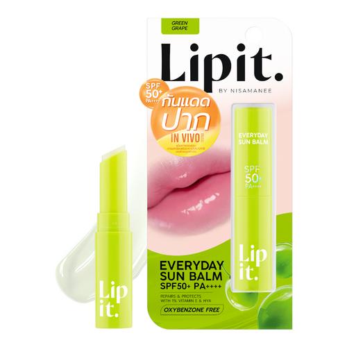 【元旦特惠】LIP IT Green Grape防晒唇膏3g