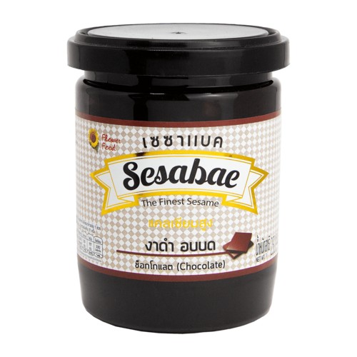 SESABAC天然炭烤黑芝麻可可碎粉250g