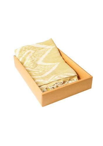 SUFFICIENCY ECONOMY LEARNIN手工扎染披肩黄