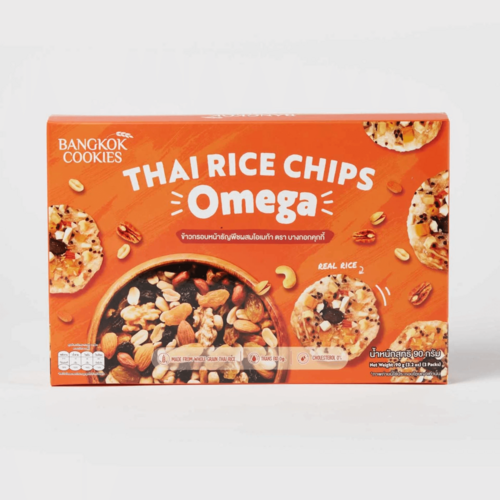bangkok cookies营养坚果米饼脆片90g