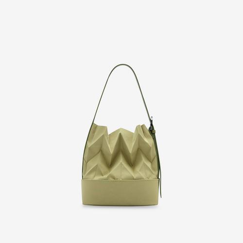 PAVI STUDIO W-Buckle Shoulder包 - 抹茶绿