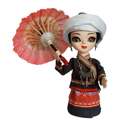 【直邮】TUKTA SIAM泰国北部兰纳泰地区传统服饰南兰娜人偶