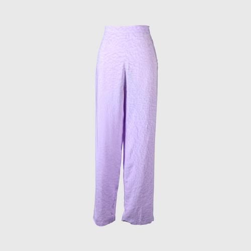 AL-HAMEEN BATIK淡紫丝质长裤
