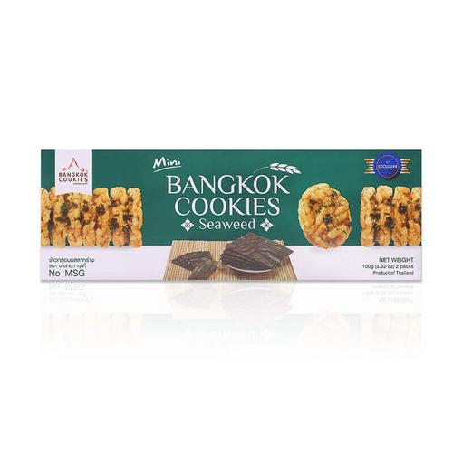 【保税发货】BANGKOK COOKIES海苔味香米米饼100g