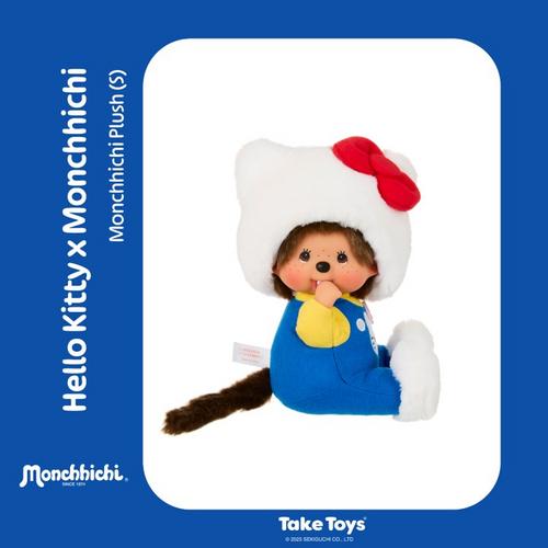 MonchhichiHello Kitty X Monchhichi Gingham 经典蒙奇奇 (S)