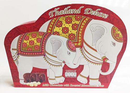 THAILAND DELUXE大象夏威夷果巧克力160g