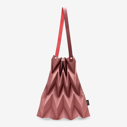 PAVI STUDIO W-Pleat Tote包 - Rosewood