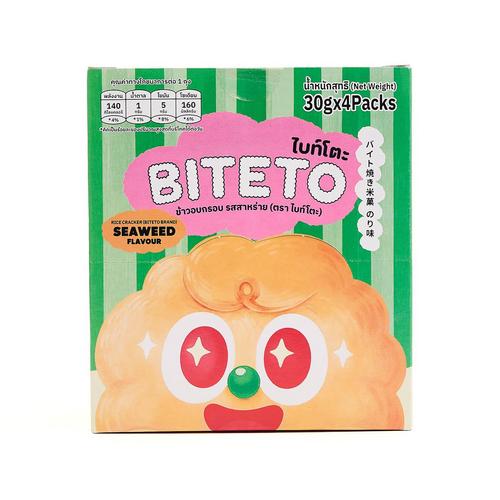 BITETO 海苔味米饼 30克 × 4包