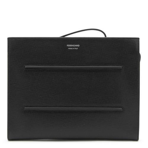 SALVATORE FERRAGAMO菲拉格慕男士小牛皮侧背包