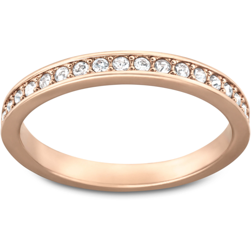 【国际品牌】SWAROVSKI施华洛世奇稀有戒指玫瑰金电镀水晶戒指55