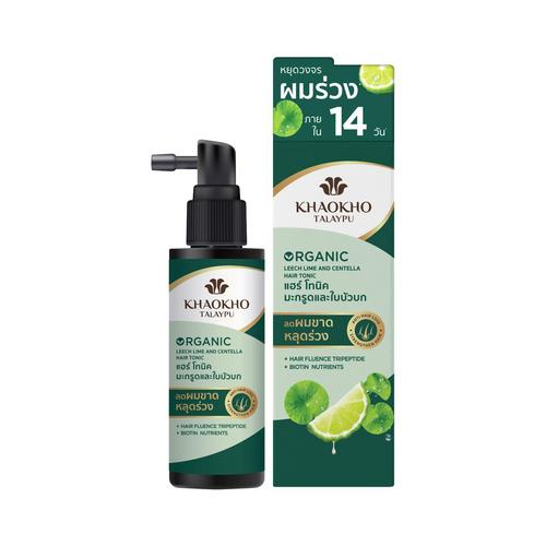 【保税发货】KHAOKHO TALAYPU 粗皮柠檬积雪草养发精华80ML
