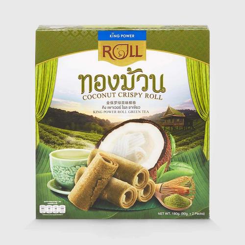 King power roll 金保罗绿茶椰奶蛋卷180g