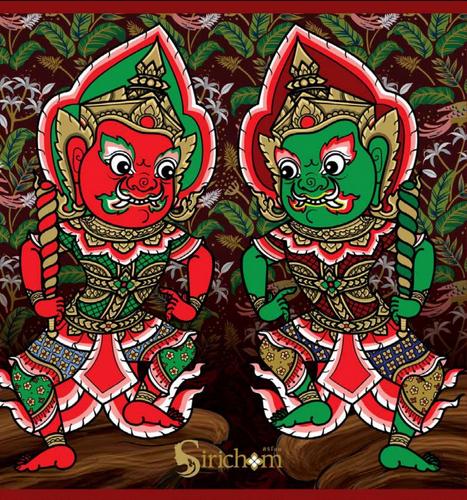 SIRICHOM 丝绸围巾f The True Warrio - Green